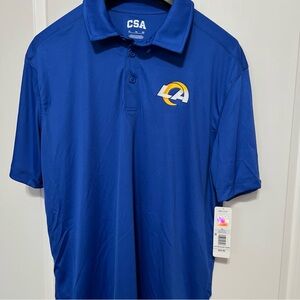 Los Angeles Rams Blue Men's Polo Shirt XL